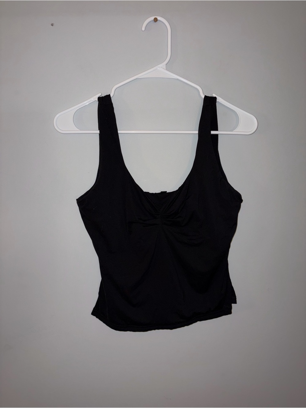 Amazon Black Twist-Front Tank Top